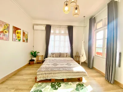 King-Zimmer mit Gartenblick — D Home Sapa 3