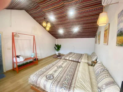 Vierbettzimmer mit Bergblick — D Home Sapa 3